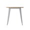 Flash Furniture 30 RD Dining Table Brown Poly Top/Silver Frame JJ-T14623-80-BRSL-GG - alternate 9